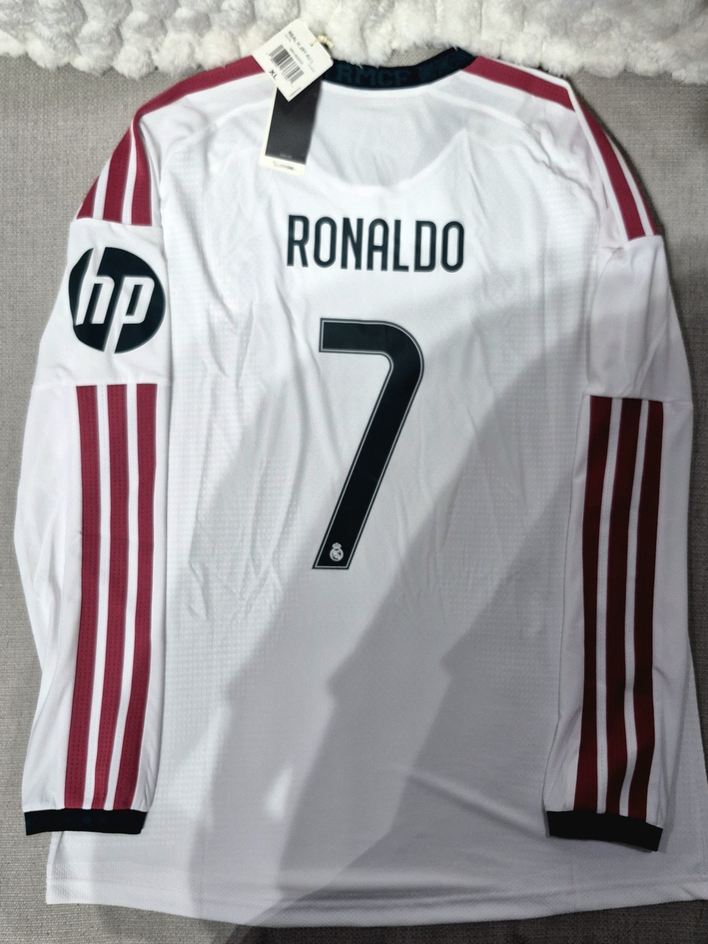 Adidas Real Madrid 26/27 Cristiano Ronaldo #7 Long Sleeve Home Jersey — Men's